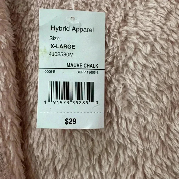 Cold Crush Blush Pink Hooded Sherpa Open Cardigan - Size M & XL - Picture 7 of 10